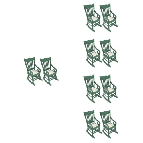5 Pack Mini Outdoor Simulation Chair Dollhouse Decor Miniature Adorns