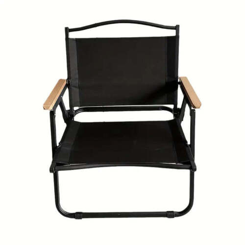NNETM Outdoor Portable Folding Chair - Black