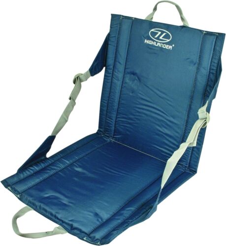 OUTDOOR WATERPROOF SEAT back support blue camping fishing picnic beach chair