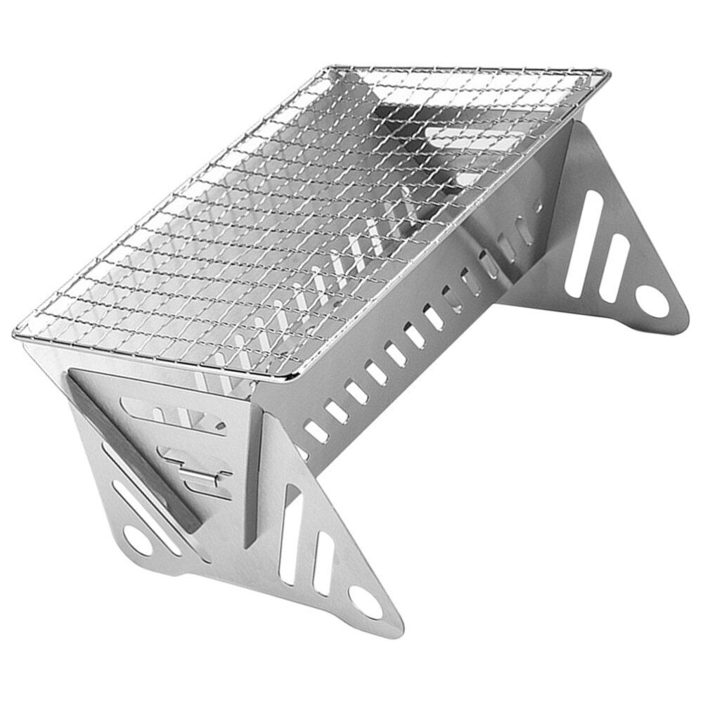 Stainless Steel Barbecue Outdoor Grill Portable Removable Charcoal Stove