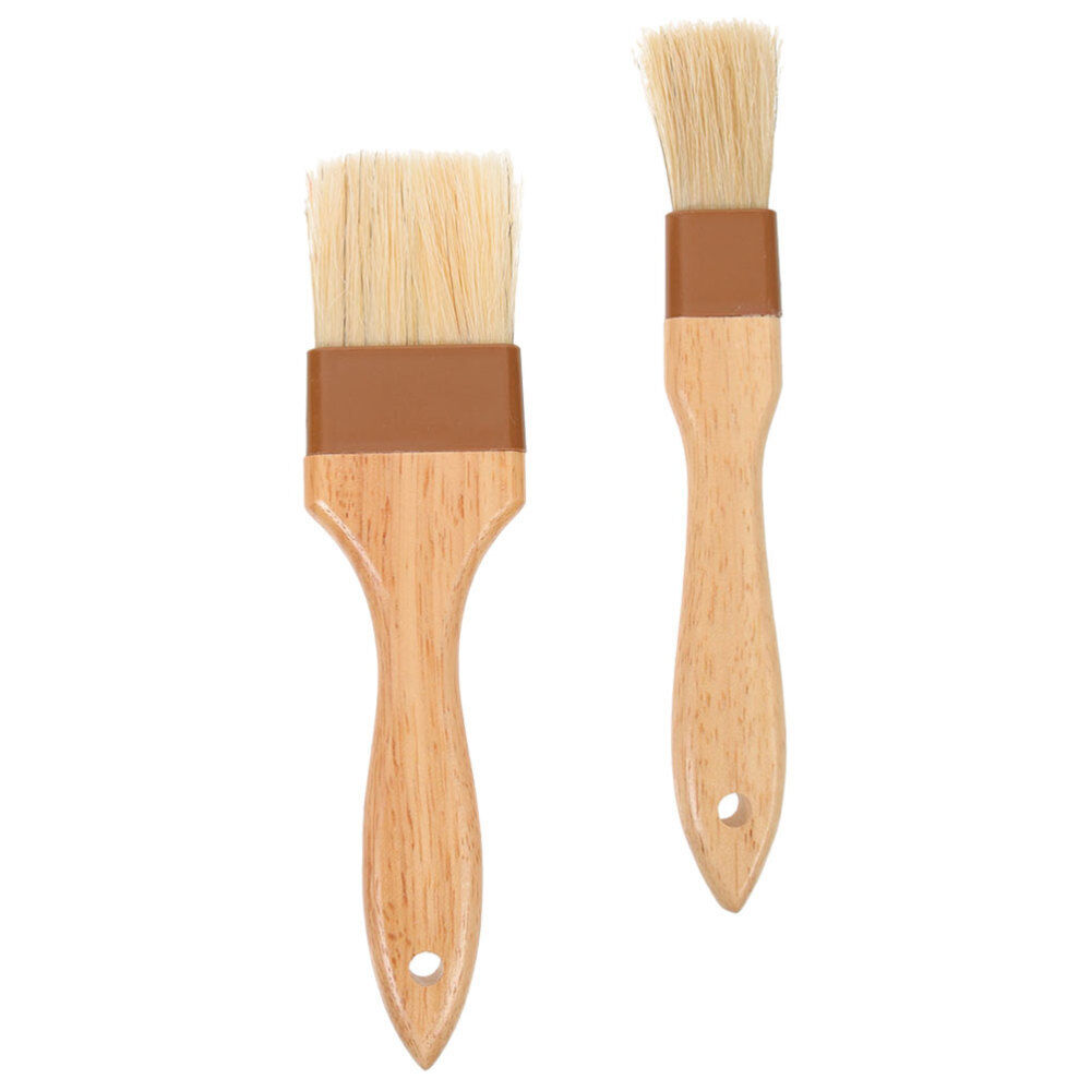 2 Pcs Barbecue Grill Brush Outdoor Cooking Tool Perfect Details