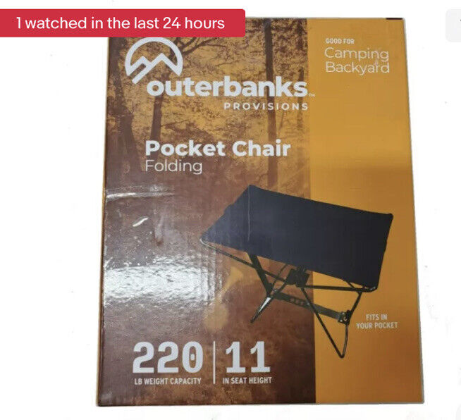Camping Hunting Folding Chair Folds And Fits In Your Pocket By Outer Banks