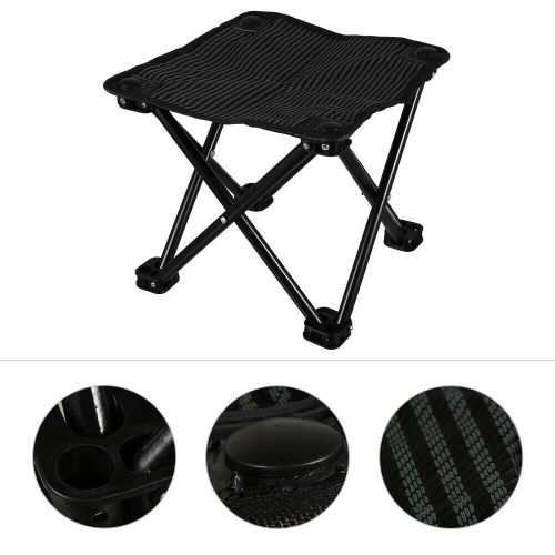 2 Pieces Camping Chair Extra Small Outdoor Foldable Chairs Folding