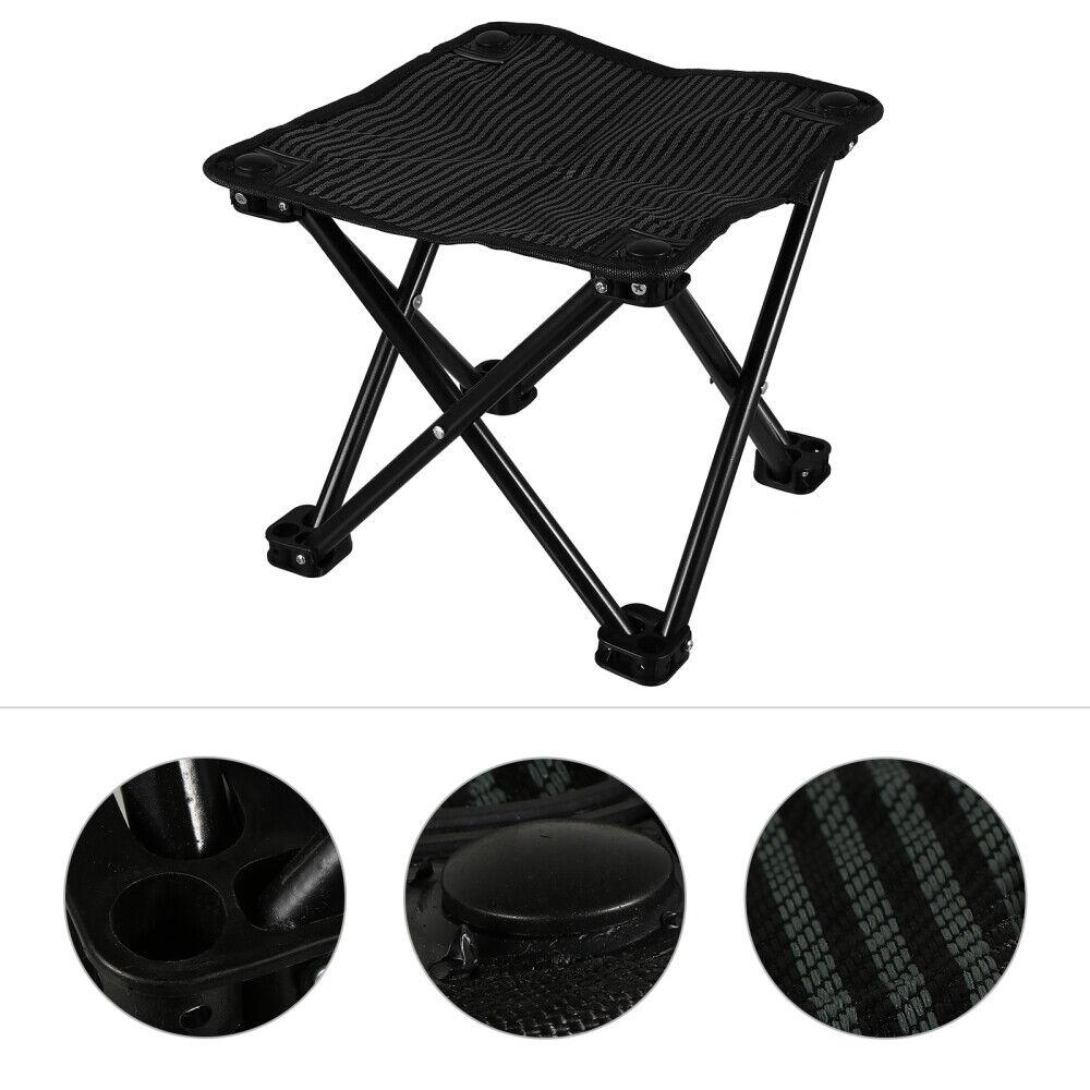 2 Pieces Camping Chair Extra Small Outdoor Foldable Chairs Folding