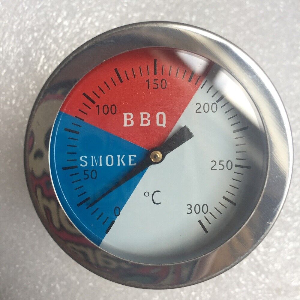 2"Temperature Thermometer Gauge Barbecue Grill Smoker Pit Temperature Thermostat
