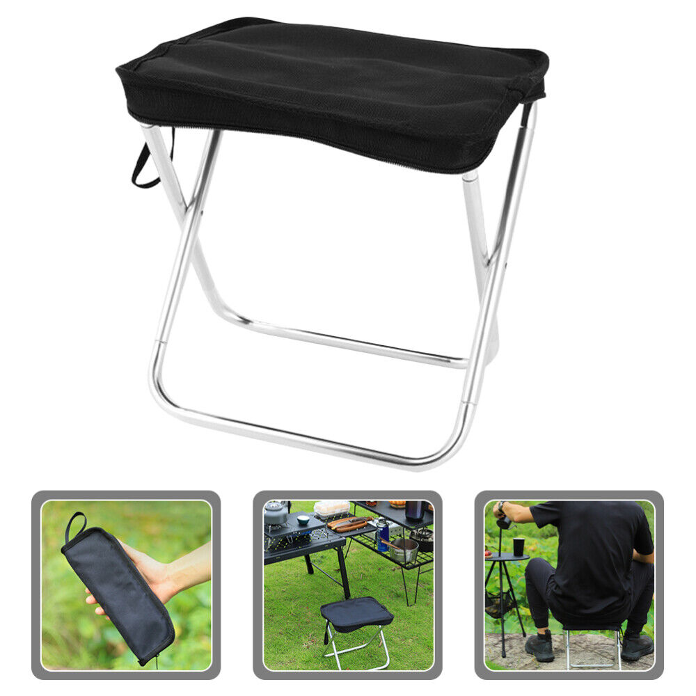 Camping Chair Outdoor Footstool Sling Folding Lightweight Chairs