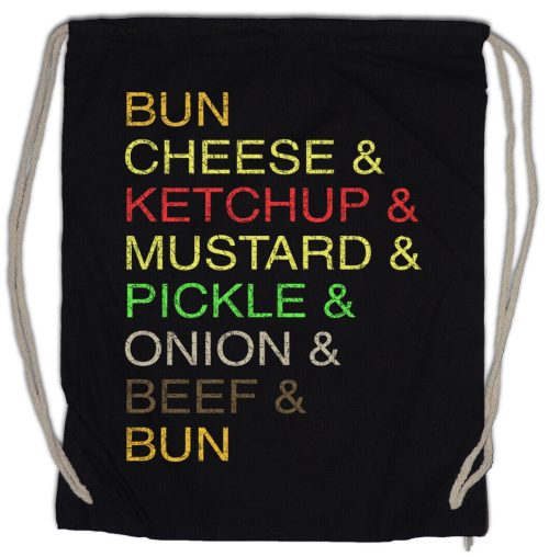BBQ & Turnbeutel Barbecue Grill Chef Burger Bun Ketchup Hamburger Burger Fun