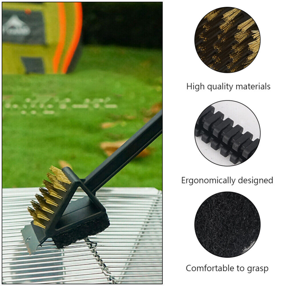 4pcs Grilling Brush Scubber Grill Scrubber Barbecue Grill Scraper