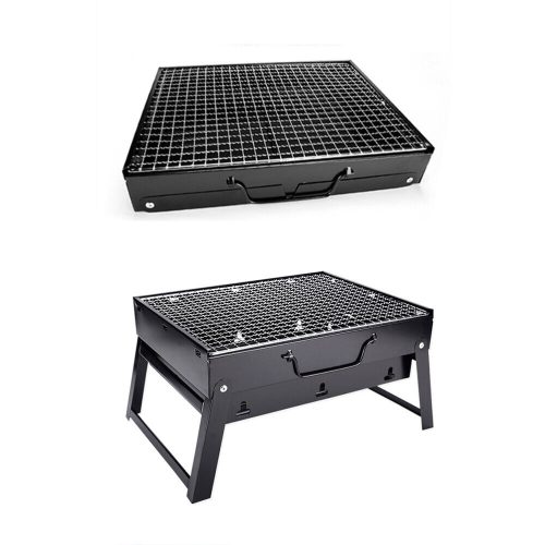 BBQ Grill Barbecue Stainless Steel outside Hibachi Outdoor Griddle
