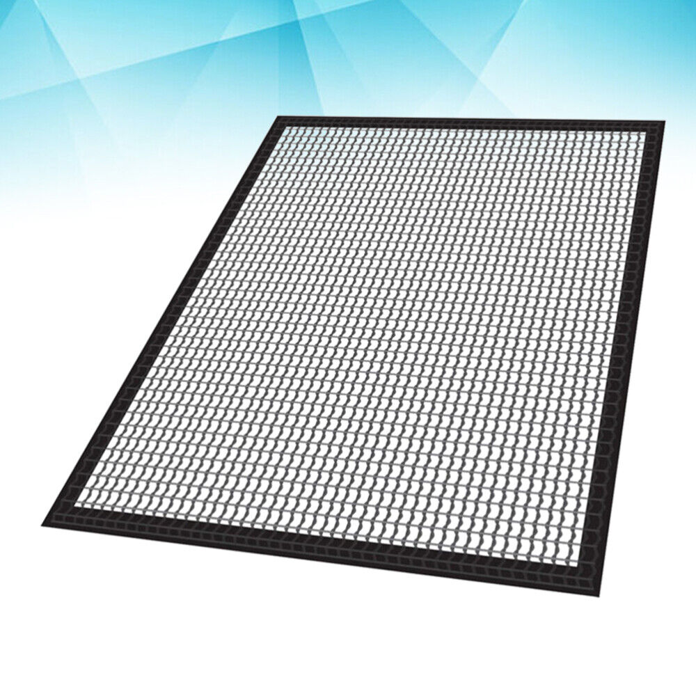 2 Pcs Barbecue Grill Mat for Preventing Food from Falling Through Grates
