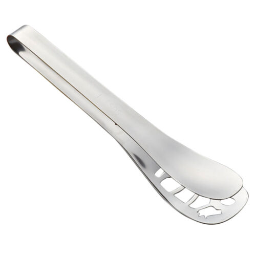 Barbecue Grill Tongs Stainless Steel Clip Lightweight Food Kitchen