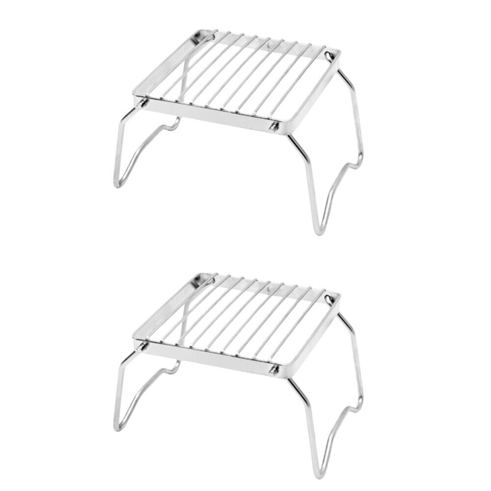2 Count Tragbarer BBQ-Grill Für Den Park Käfig Barbecue-Grill Im Freien