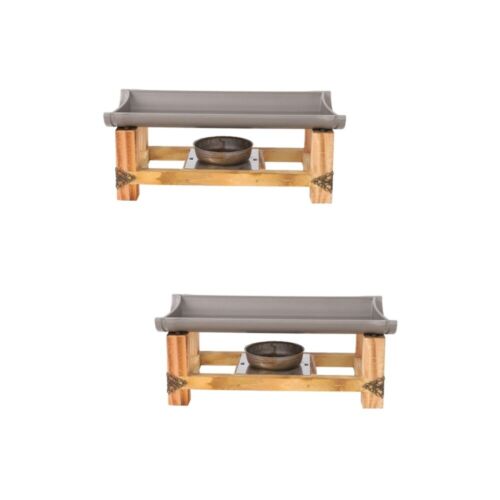 2 Sets Portable Grill Charcoal Barbecue Stove Harmless Gift for BBQ Lovers