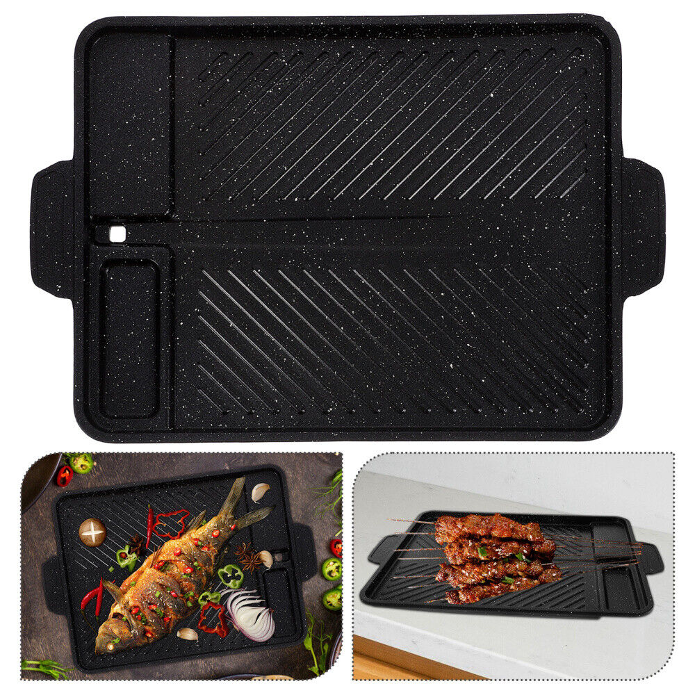 Barbecue Cookware Pan Smokeless Roasting Pan Barbecue Grill Tray