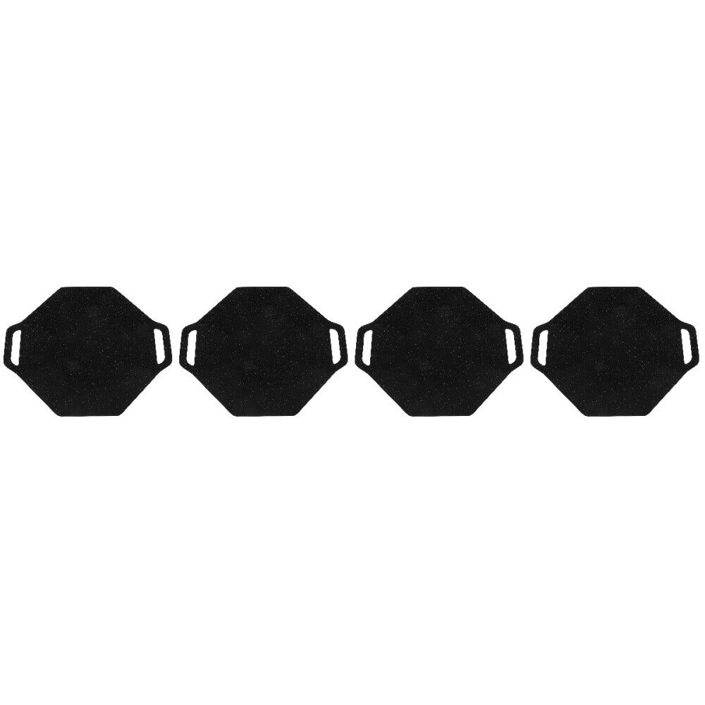 4 Pieces Barbecue Grill Basket Rolling Baskets for Outdoor Plate