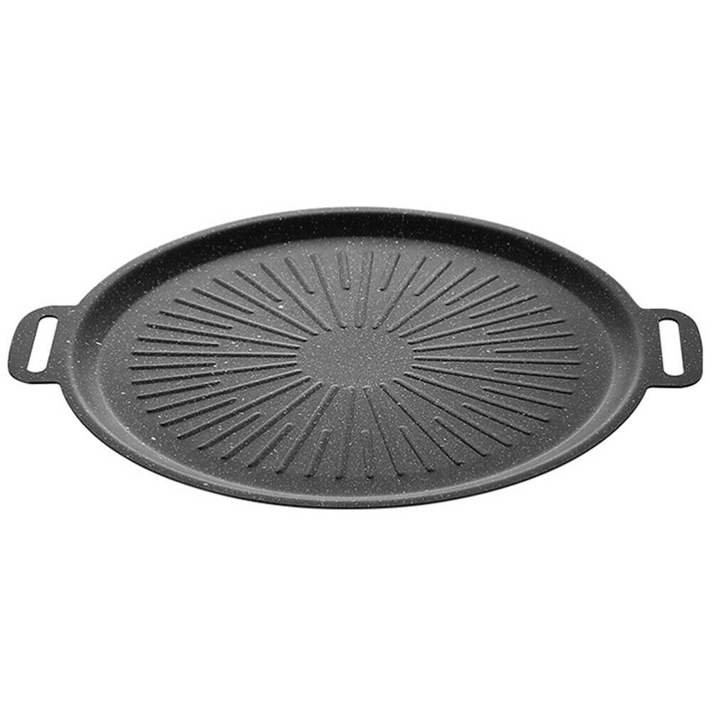 Outdoor Grill Pan Nonstick Barbecue Grill Pan Iron Grill Tray Multi-use