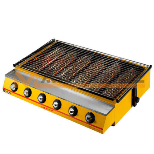 one Commercial 6   gas-fired grill  less barbecue machine New #W10