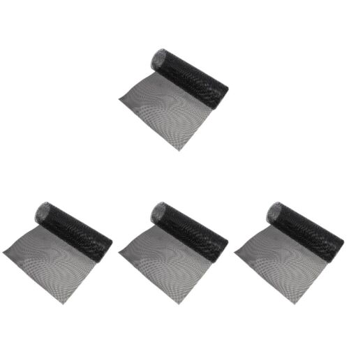 4 Rolls Barbecue Grill Rack Mesh Bumper Net Sturdy Grille Easy to Cut