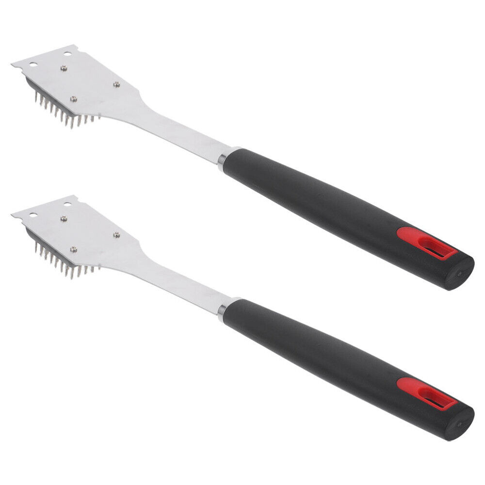 2 Pcs Matte Für Grillutensilienhalter Grillrostbürste Barbecue Grillbürste