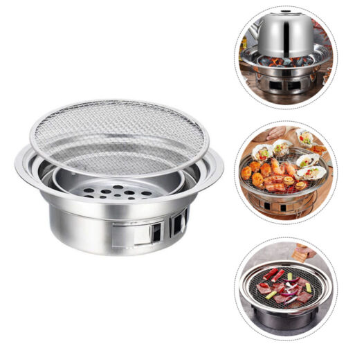 1 Set campfire grill BBQ Charcoal Grill Korean Barbecue Grill Portable Bbq Grill