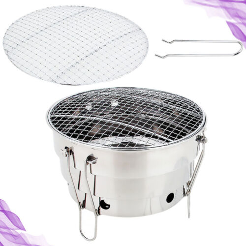 Grill Outdoor Portable Camping Fire Pit Charcoal Barbecue Party Folding