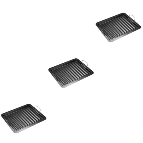 Mit Schwarzem Tablett Quadratgrill Für Herdplatten Barbecue- Grill-Grillplatte
