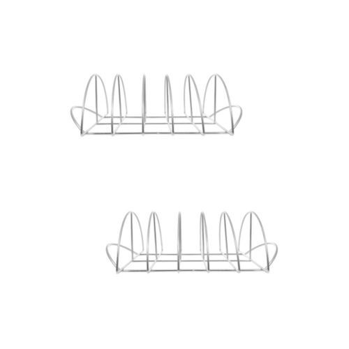 Set of 2 Grill Barbecue Baking Tray Oven Rack Gift Fine Steel Safe