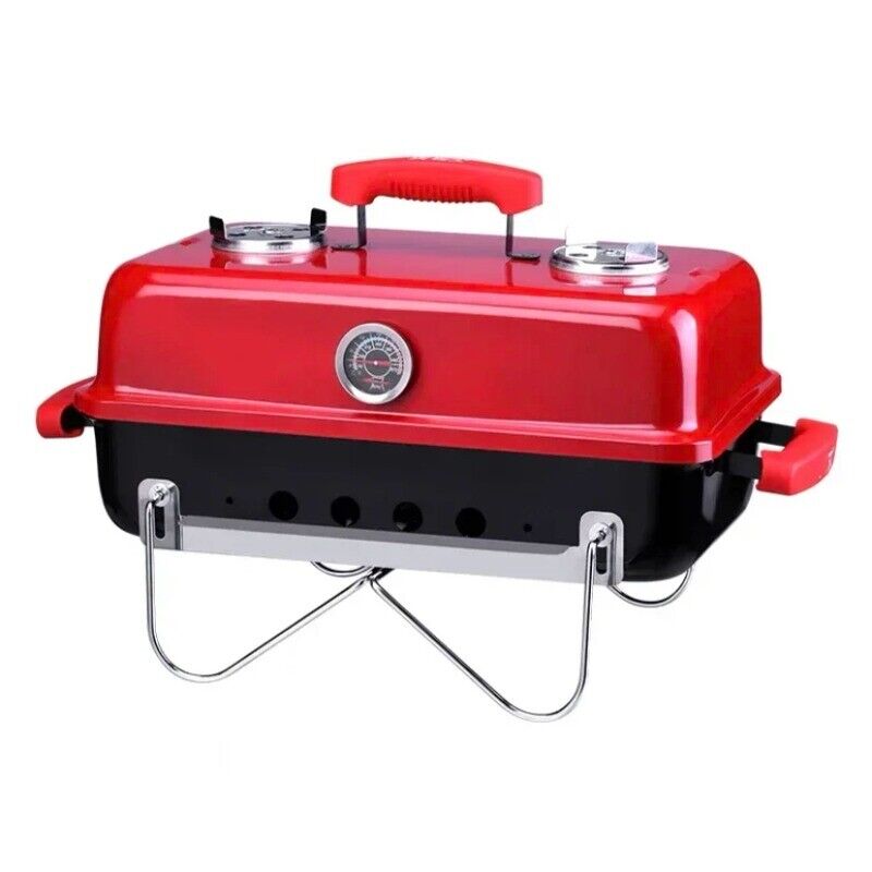 Outdoor Barbecue Grill Full Set Home Charcoal Folding Portable Camping