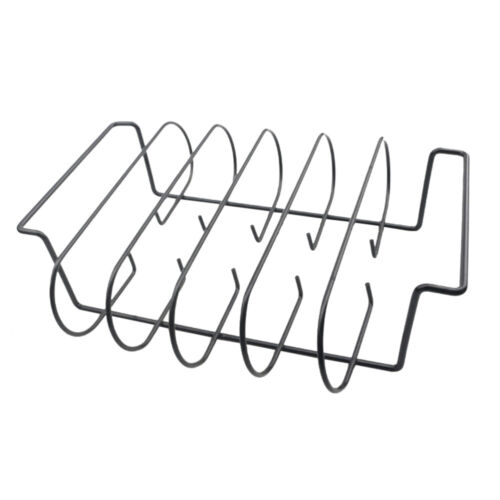 Rib Roaster Prop Grill Solid Support Barbecue Rack Multiple Use BBQ