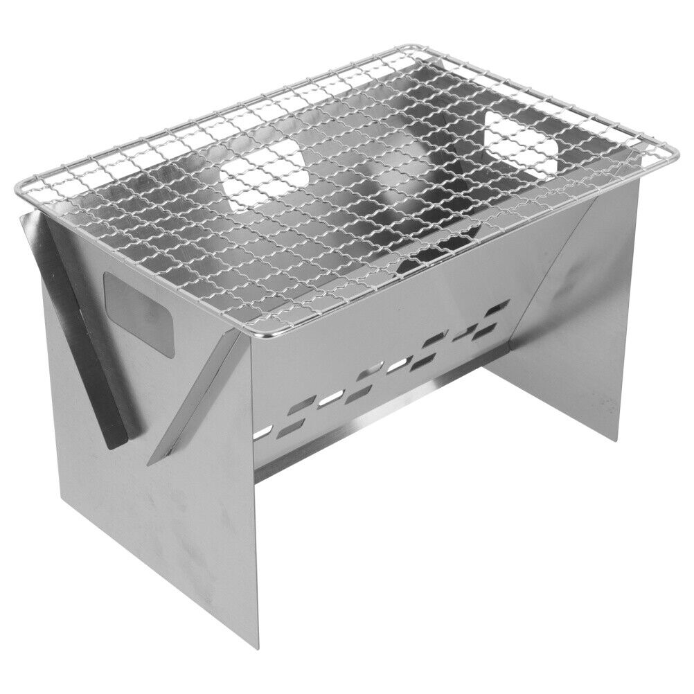 Outdoor Folding Barbecue Grill Stainless Steel Bbq Assesories Travel