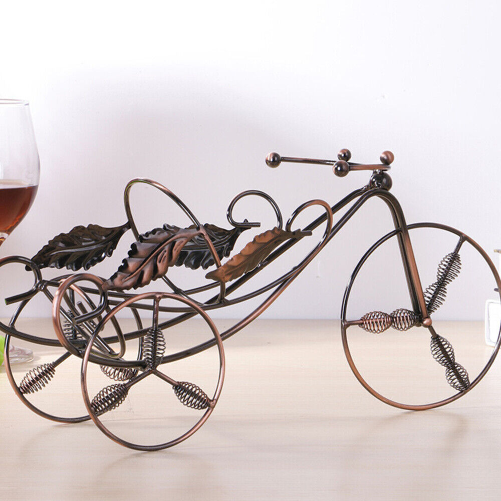 Barbecue Grill Rack Turkey Holder Smoker Rack Bike Shape Wine Rack