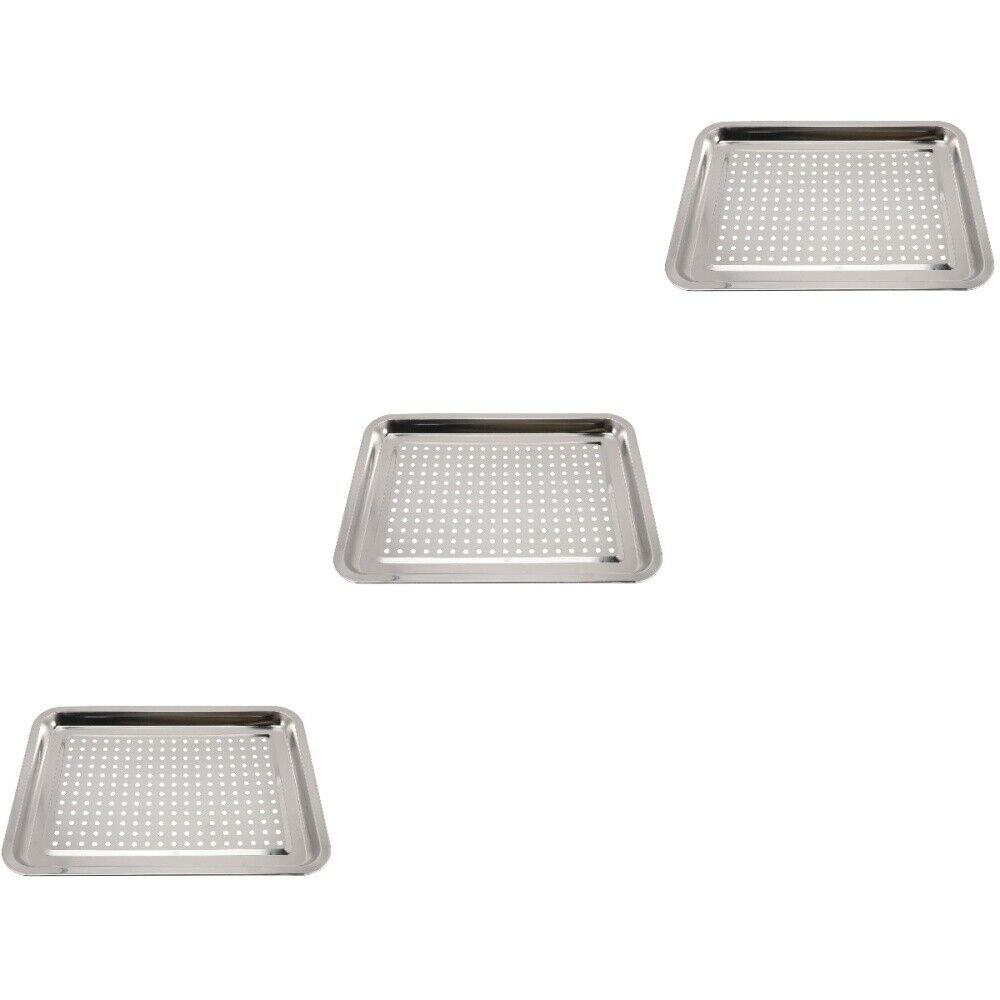 Set of 3 Barbecue Grill Plate Bbq Accessory Inflatable Buffet