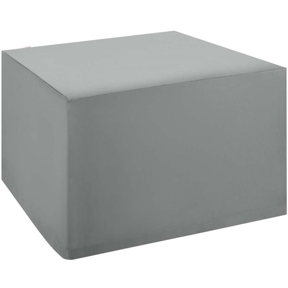 Modway Immerse Polyester Fabric Outdoor Chair or Corner Chair Cover in Gray