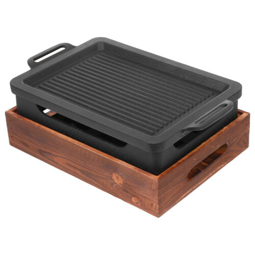 Elektrogrill Grillofen Antihaft-Barbecue-Platte Barbecue-Pfanne