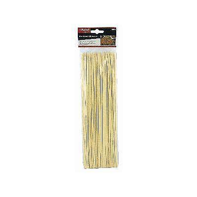 120x Brown 30cm Bamboo BBQ Skewers Wooden Barbecue Grill Meat Kebab Sticks