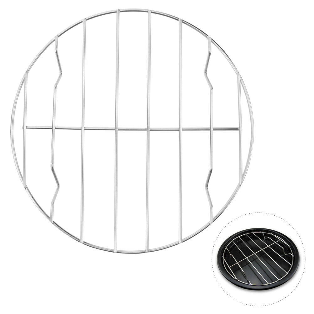 2 Pcs Cooling Rack Baking Grill Tongs Stainless Steel Griddle Outdoor Barbecue