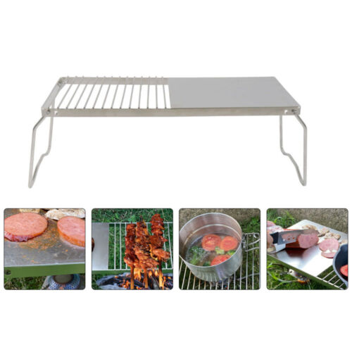 Stainless Steel Grate Metal Barbecue net Outdoor Camping Grill Outdoor BBQ Rack