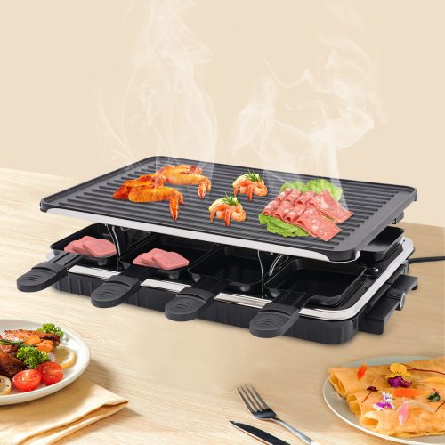 Electric Barbecue Grill Baking Tray 120V 1300W Electric Grill Table Grill