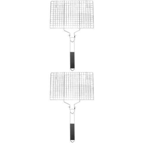 Set of 2 Tray Easy to Use Barbecue Grill