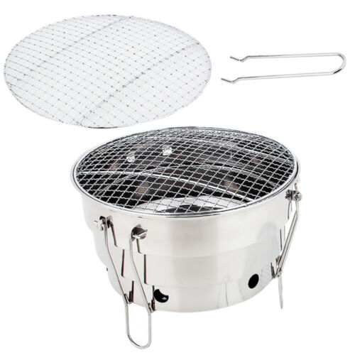Grill Outdoor Portable Camping Fire Pit Folding Barbecue Party Home