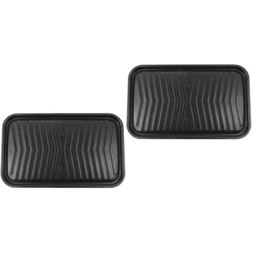 2 Pieces Spieß Barbecue-Grillplatte Grillpfanne Brat- Und Backblech