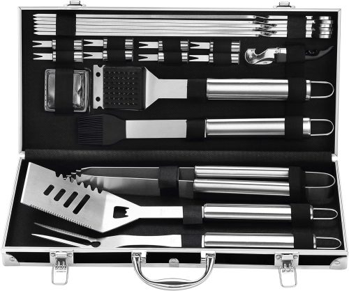 BBQ Accessories Grill Tools Set - 22PCS Stainless Stee Barbecue Grill Accessorie