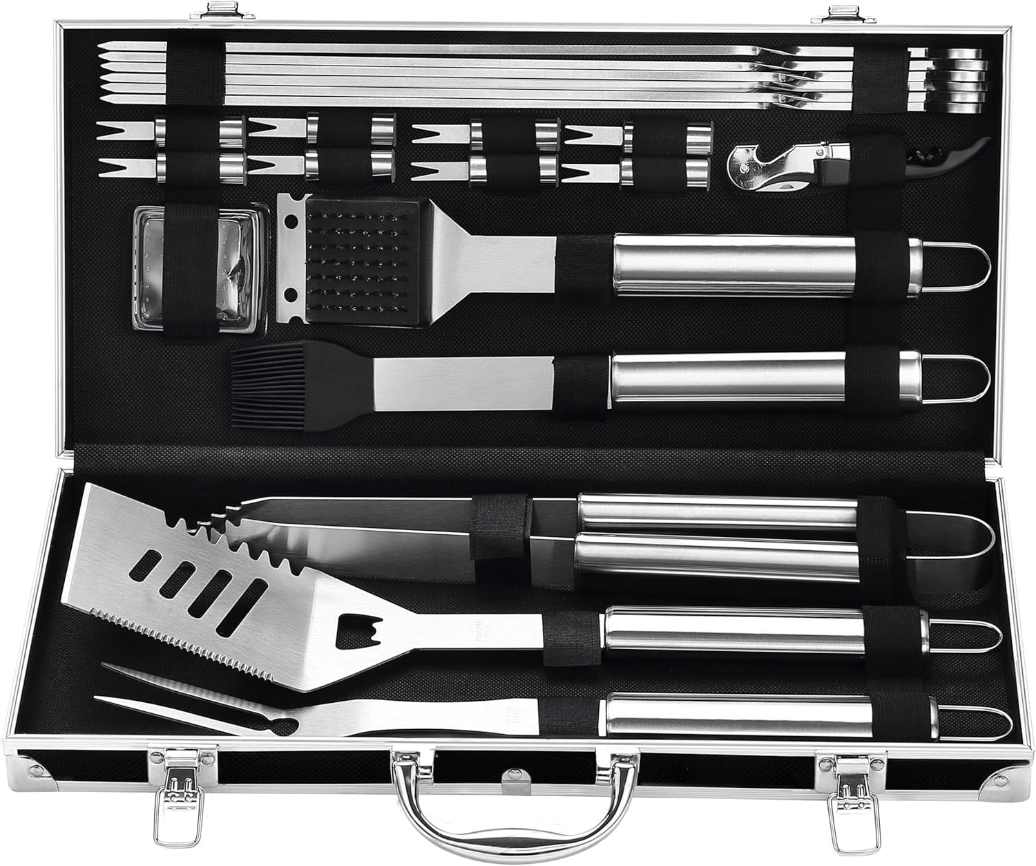BBQ Accessories Grill Tools Set - 22PCS Stainless Stee Barbecue Grill Accessorie