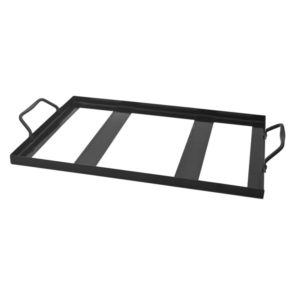 1pc Barbecue Tool Salt Plate Rack Grill Rack for Restaurant Use (Black)