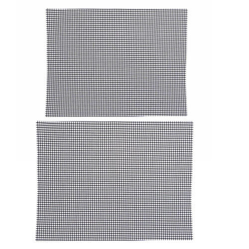 2pcs Mesh Barbecue Grid Mesh Barbecue Grill Sheets Baking Bbq Mesh