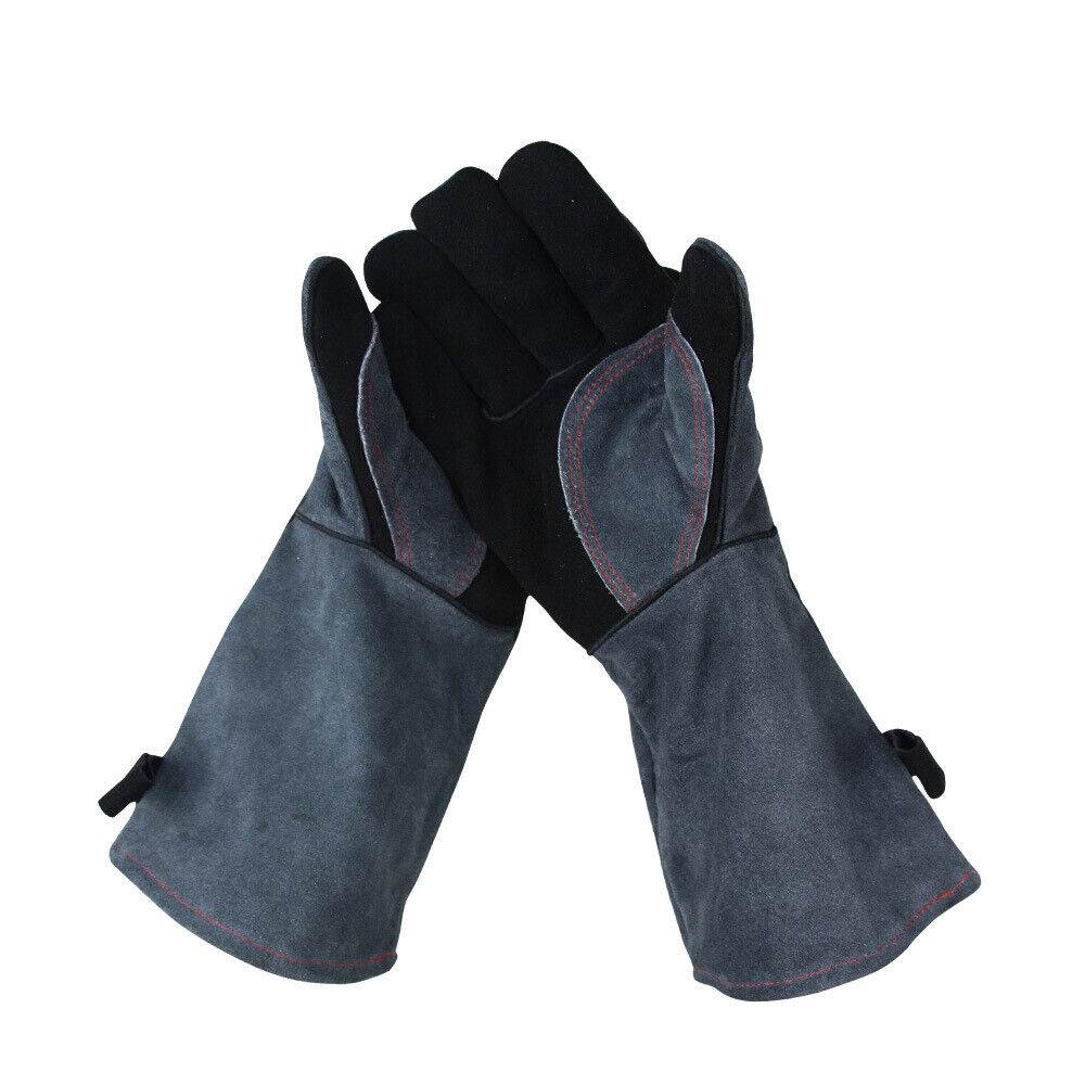 BBQ Gloves Barbecue Grill Heat Resistant Kitchen Oven Mitts  Welding Glove
