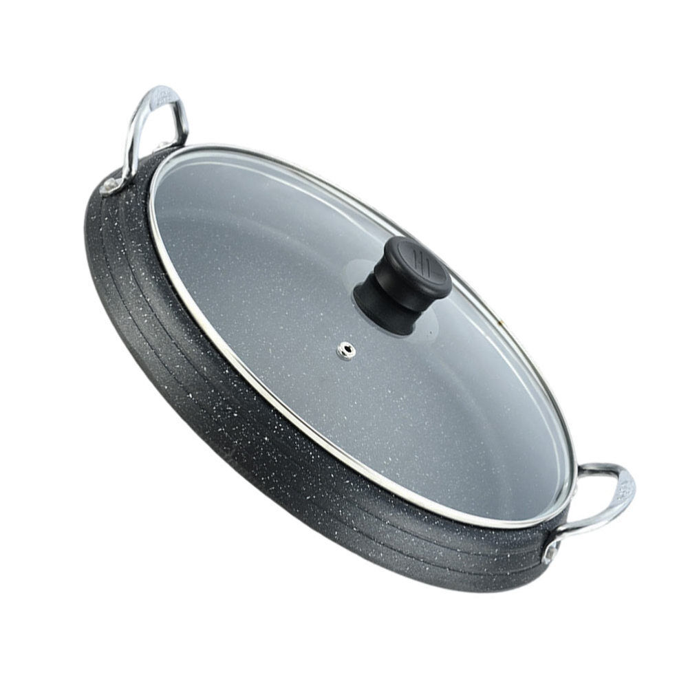 Grill Rauchfreie Antihaft-Backform Family Gathering Barbecue Plate Camping Pan