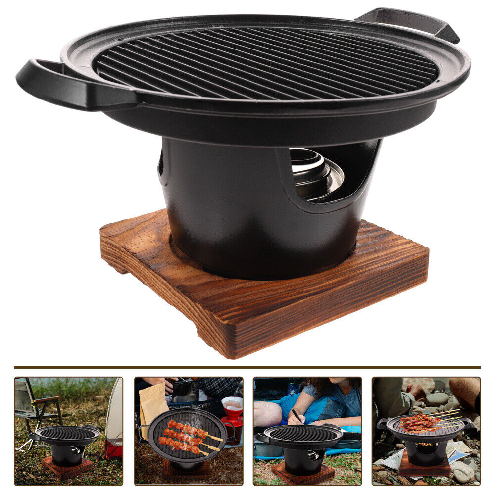 Mini Rotisserie Camping Stove Indoor Grill Portable Barbecue