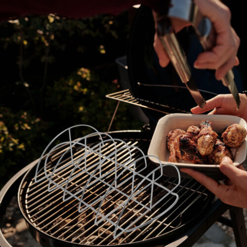 Barbecue Chicken Leg Rack for Grill Stand Garden Tool Child