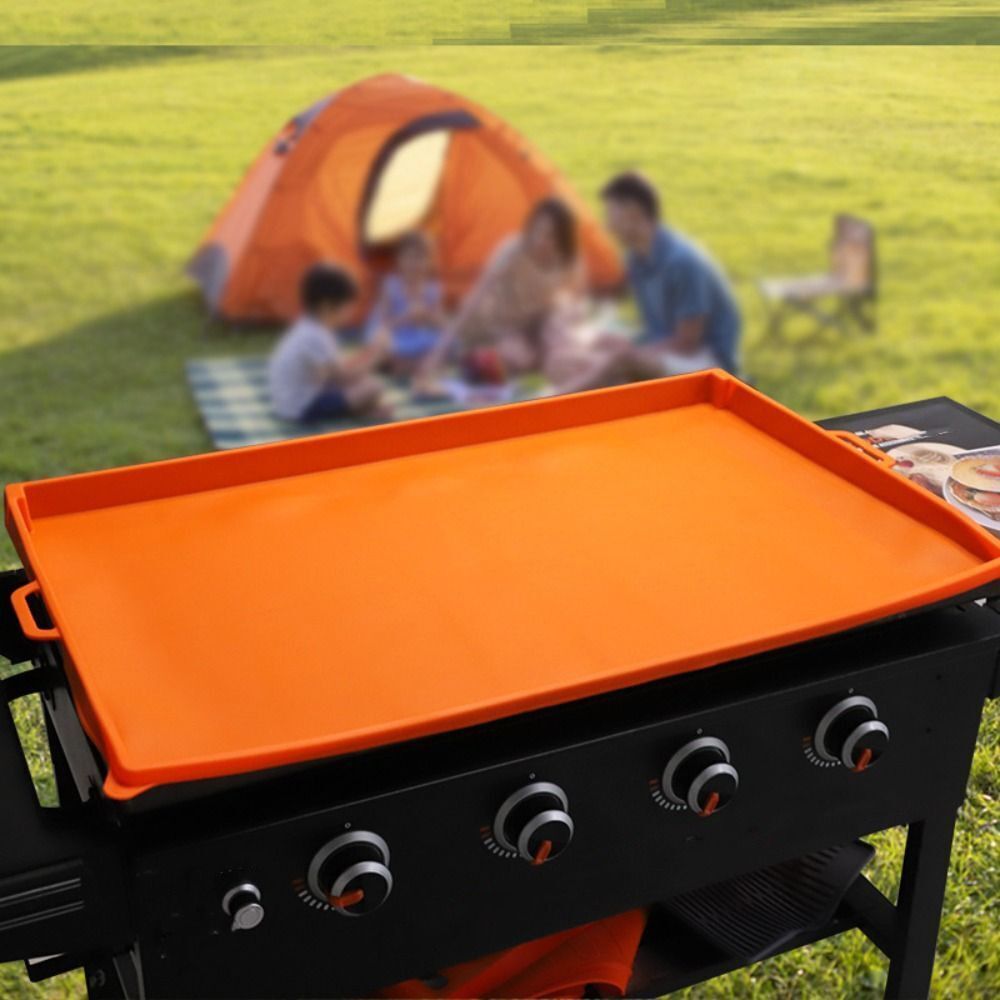 Non-stick BBQ Mat Protect Griddle Barbecue Pad Silicone Grill Mat  BBQ